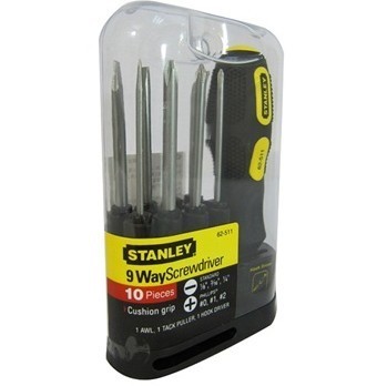 百偉五金工具史丹利10件套換頭多用螺絲刀(62-511-22) 專業(yè)之選，匠心之作